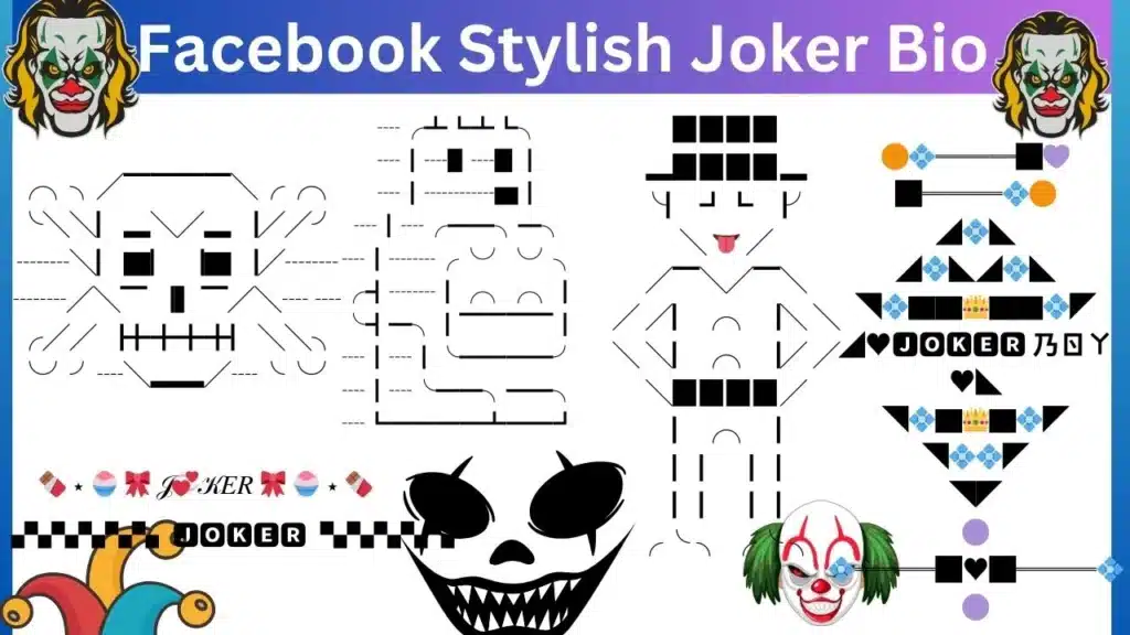 Facebook stylish joker bio