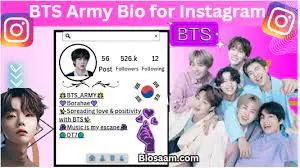 BTS Army Bio for Instagram