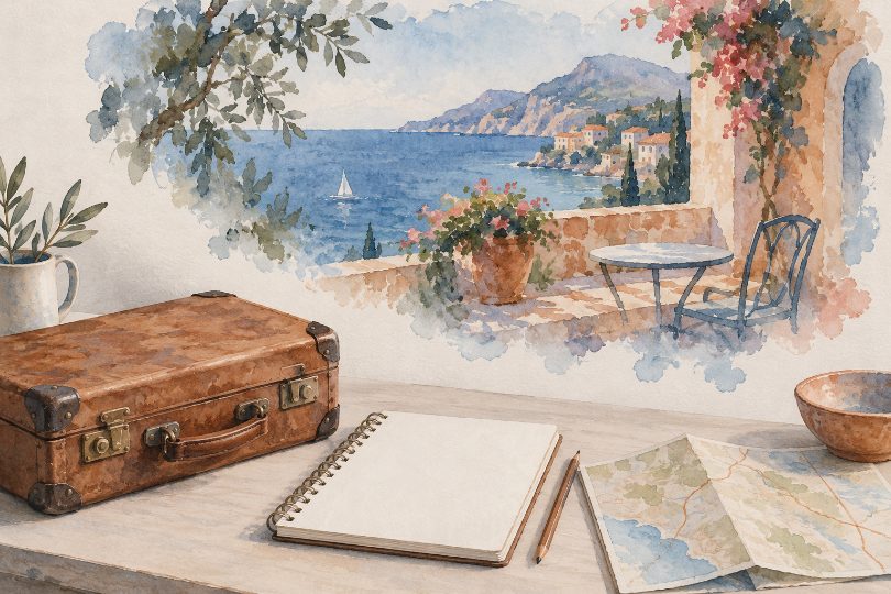 travel artwork
